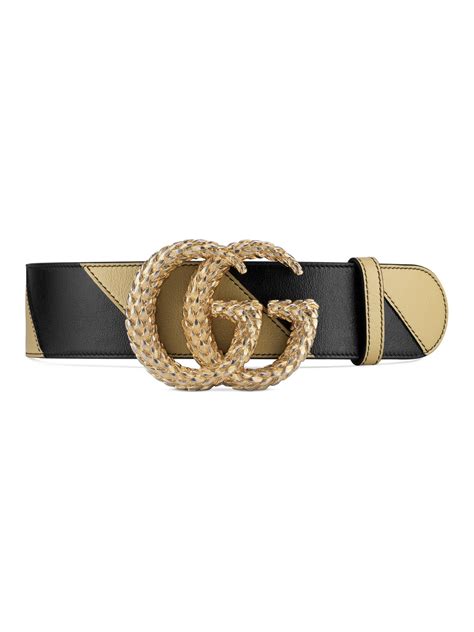 striped gucci with balck gg becklde|gucci belt.